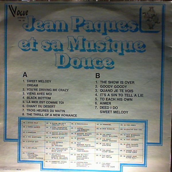 Paques Jean — Paques Jean Et Sa Musique Douce