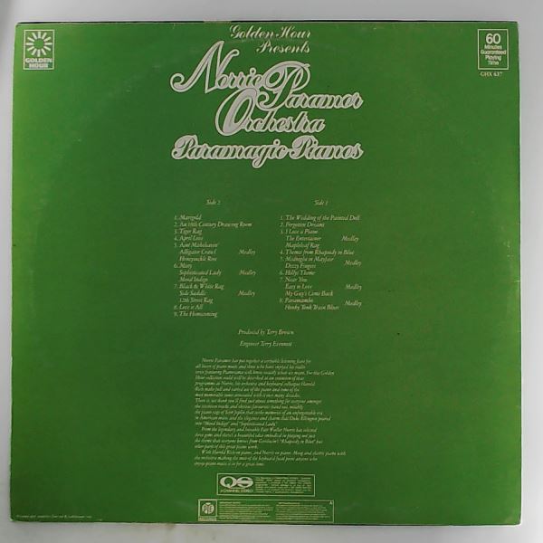 Paramor Norrie Orchestra — Golden Hour Presents Paramor Norrie Orchestra Paramagic Pianos