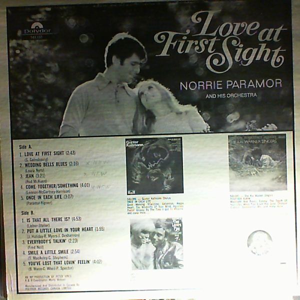 Paramor Norrie Orchestra — Love at First Sight