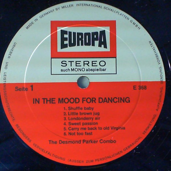 Parker Desmond — In The Mood For Dancing