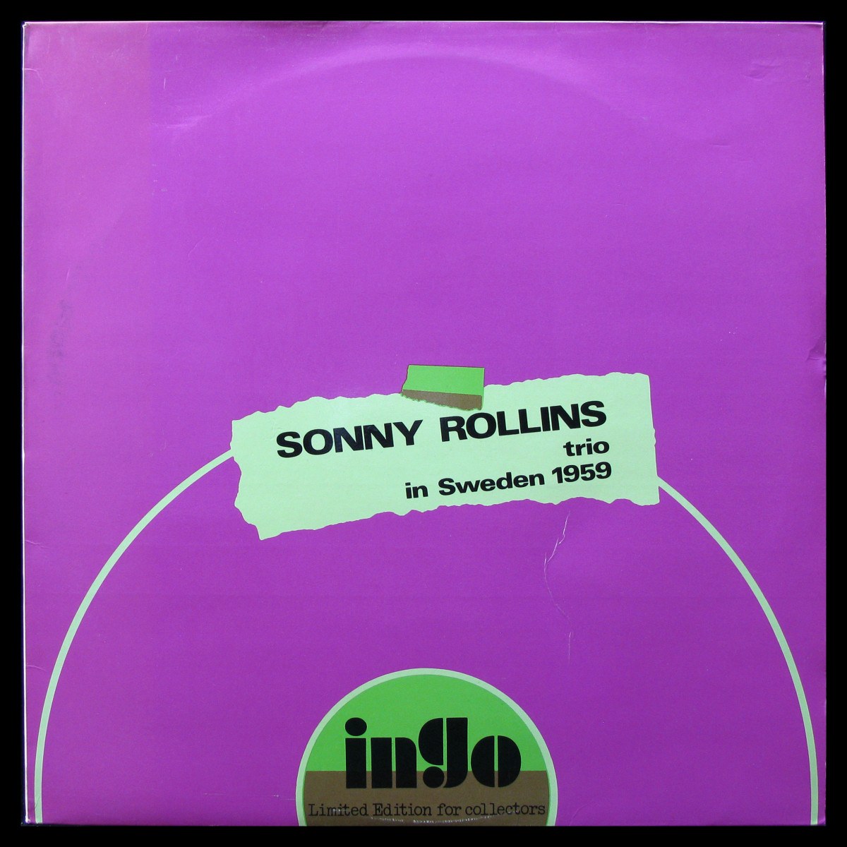 Sonny Rollins Trio — In Sweden 1959 (моно)