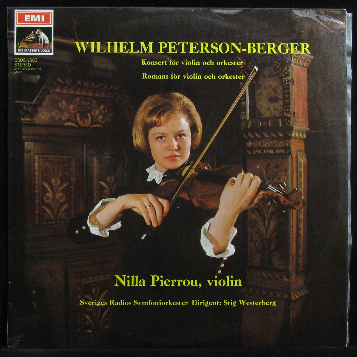 Nilla Pierrou / Stig Westerberg — Peterson-Berger: Konsert / Romans For Violin Och Orkester
