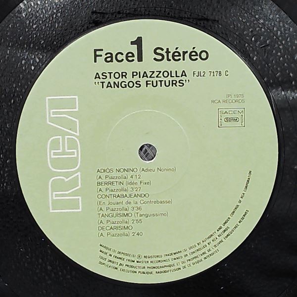 Piazzolla Astor — Tango Futur