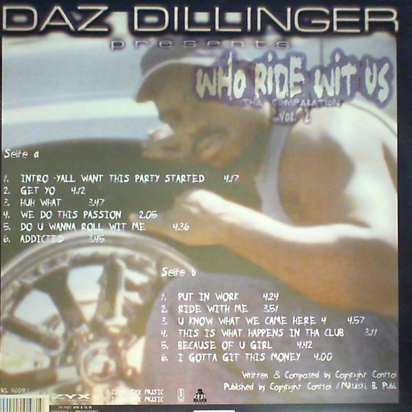 Dillinger Daz — Who ride with us - Tha compalation...Vol 2