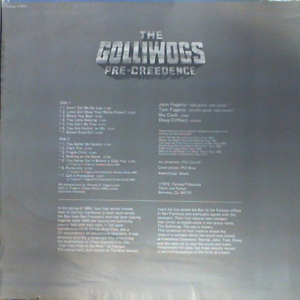 Golliwogs (Pre-Creedence) — Golliwogs (Pre-Creedence)