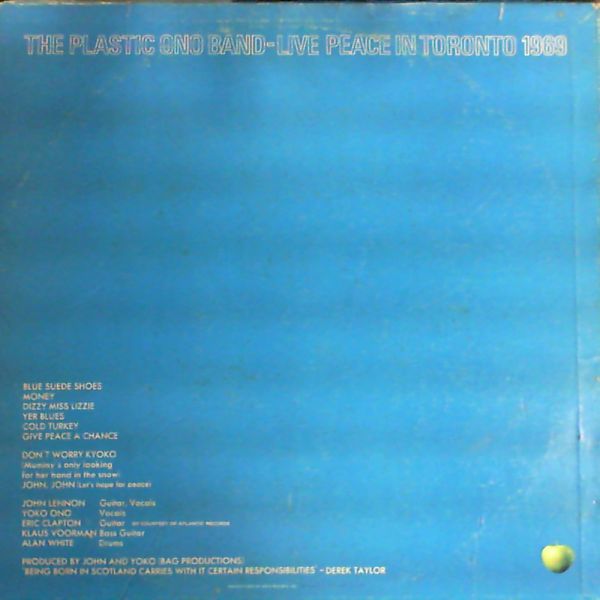 Plastic Ono Band — Live peage in Toronto 1969