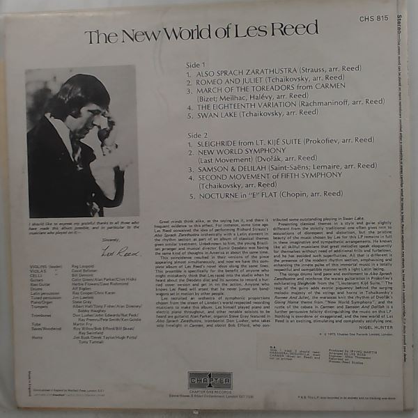 Reed Les Orchestra — New World Of Reed Les