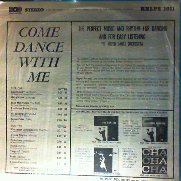 Roper Dance Orchestra (cond. Peri F.) — Come Dance With Me