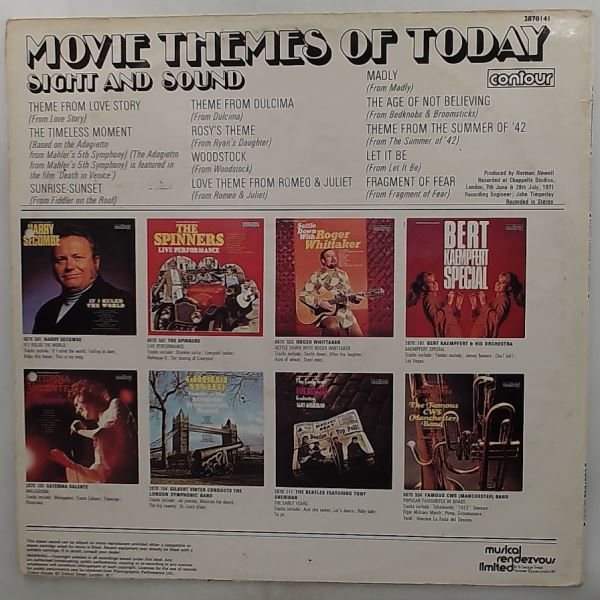 Sight And Sound — Movie Themes Of Today