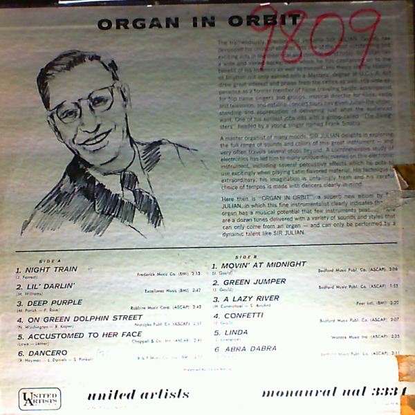 Sir Julian — Organ In Orbit
