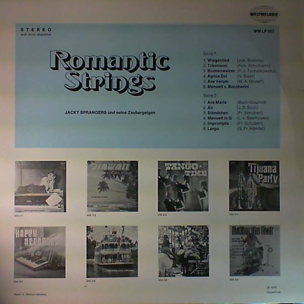 Spangers Jacky — Romantic Strings