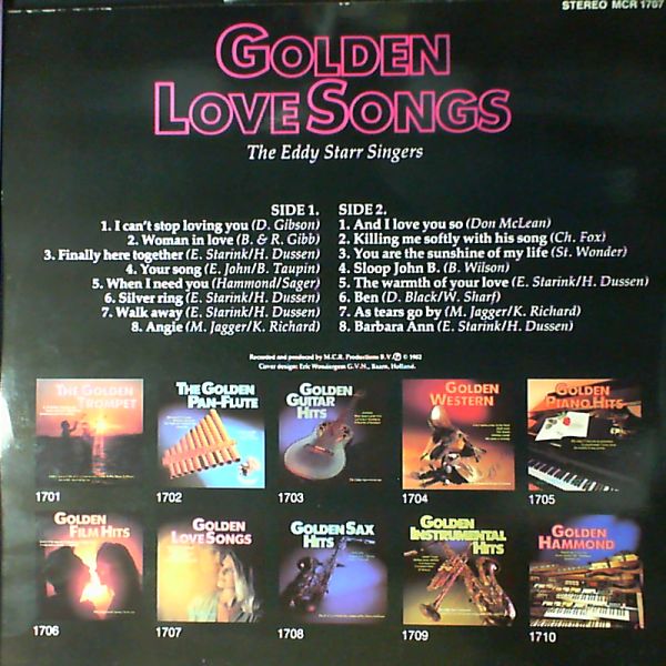 Starr Eddy Singers — Golden Love Songs