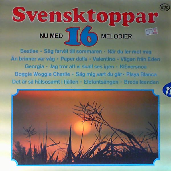 Svensk Toppar — Nu Med 16 Melodier