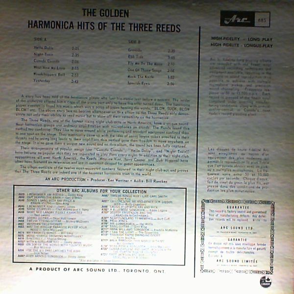 Three Reeds — Golden Harmonica Hits
