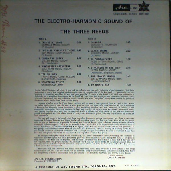 Three Reeds — This is our song
