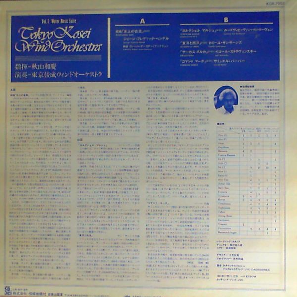 Tokyo Kosei Wind Orchestra — Volume 5- water music suite