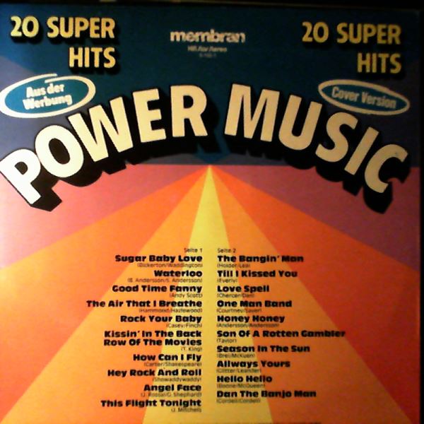 Unknown Artist — Power Music 20 Super Hits - Cover Version
