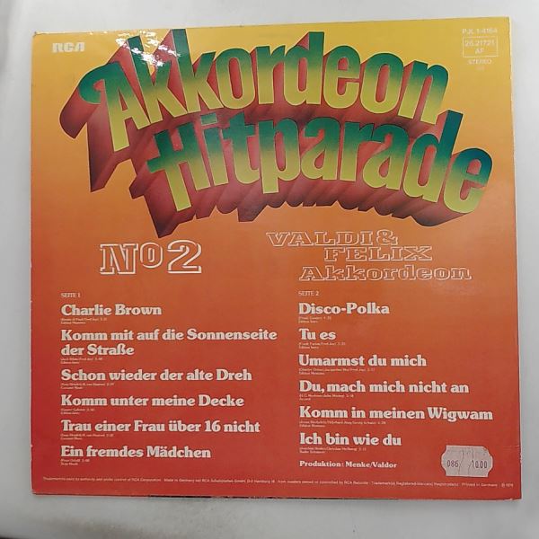 Valdi & Felix — Akkordeon Hitparade No. 2
