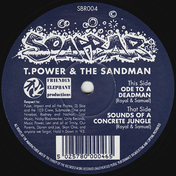 T.Power & The Sandman — Ode To A Deadman / Sounds Of A Concrete Jungle