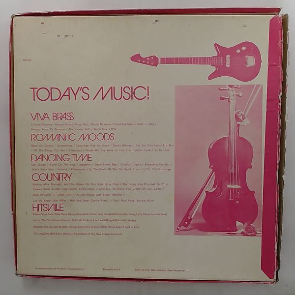 Various Artists — Today's Music! - The Sounds & Excitement On 5 Stereo L.P. Records: Dancing Hits Of The Sixties / Viva Brass! / Romantic Moods / Greatest Country & Western Hits / Teen Scene