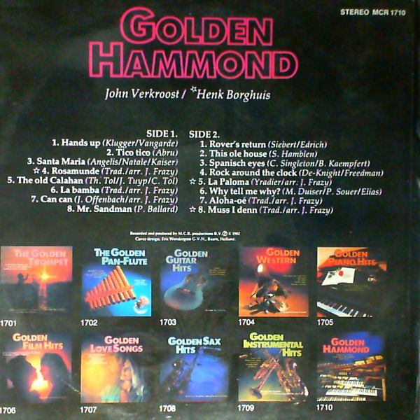 Verkroost J./Borghuis H. — Golden Hammond