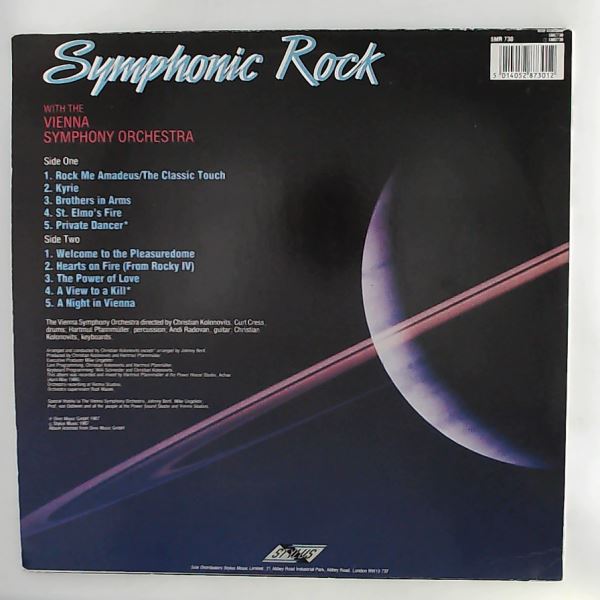 Vienna Symphony Orchestra — Symphonic Rock