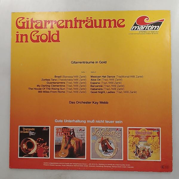 Webb Kay Orchestra — Gitarrentraume In Gold