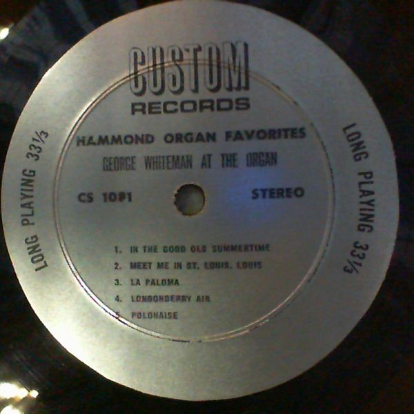 Whiteman George — Hammond Organ Favorites