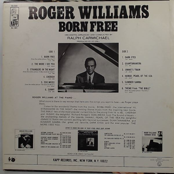 Williams Roger — Born Free