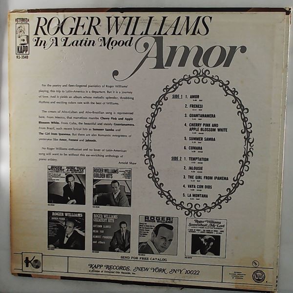 Williams Roger — In A Latin Mood: Amor