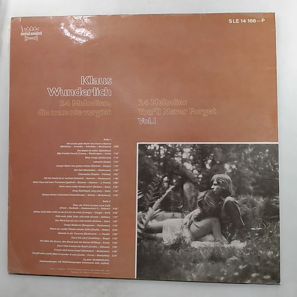 Wunderlich Klaus — 24 Melodien, Die Man Nie Vergisst - Vol. 1