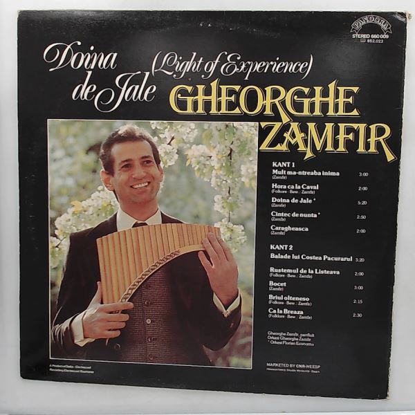 Zamfir Gheorghe — Doina De Jale (Light Of Experience)