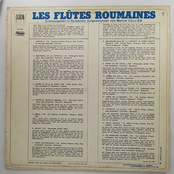 Zamfir Gheorghe — Les Flutes Roumaines