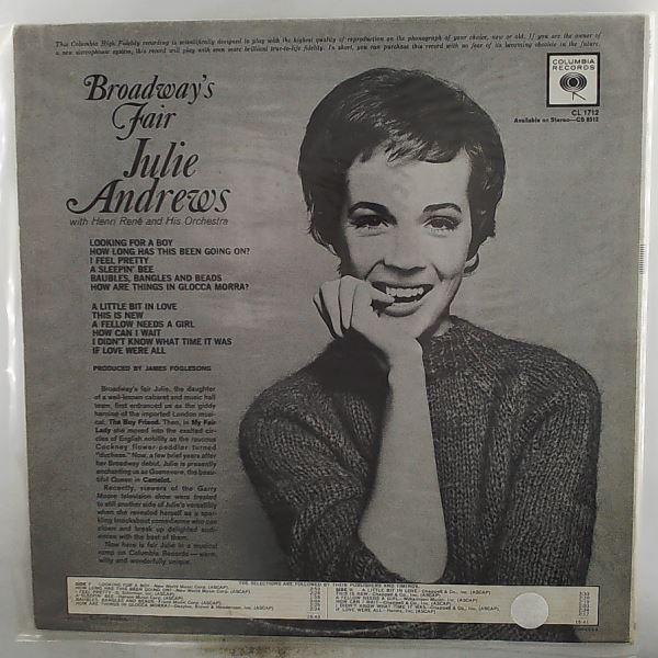 Andrews Julie — Broadway's Fair Julie