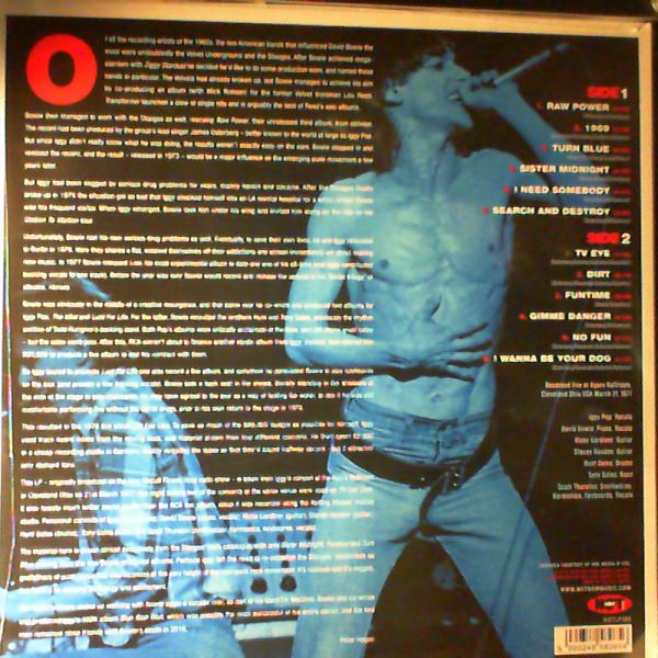 Iggy Pop with David Bowie — 1977 LP Красный винил