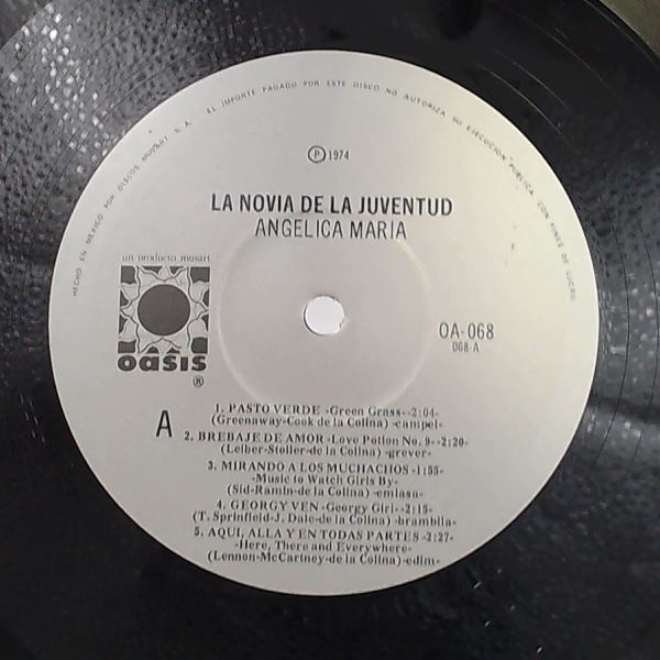 Angelica Maria (Ortiz Angelica Maria Hartman) — La Novia De La Juventud