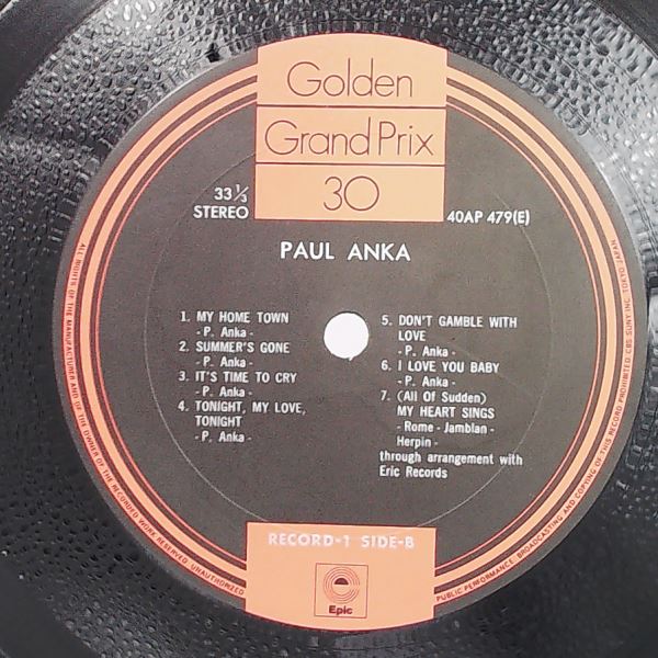 Anka Paul — Golden Grand Prix 30 (Golden GrandPrix 30)