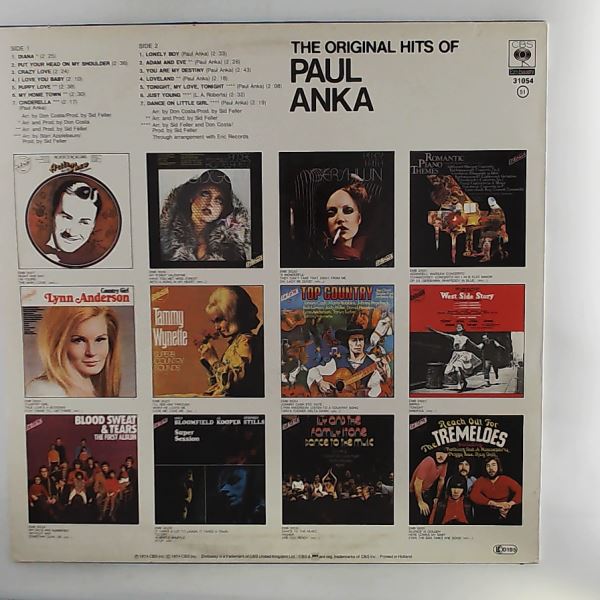 Anka Paul — Original Hits Of Anka Paul