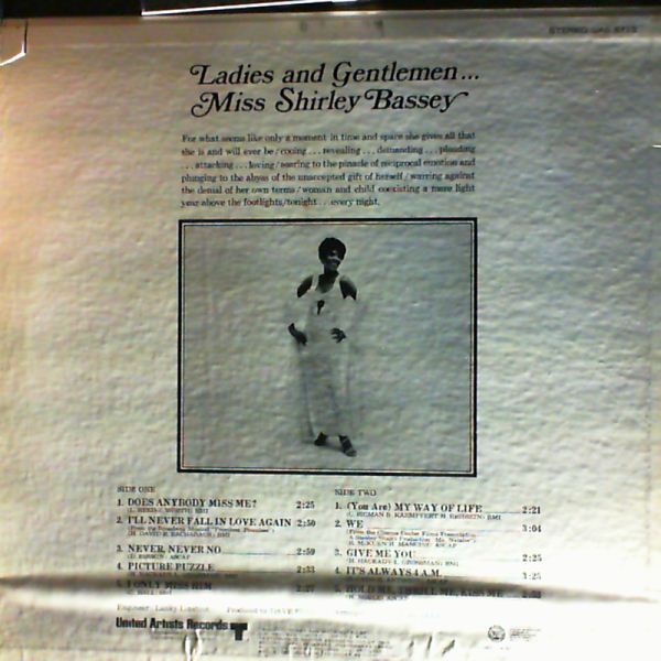 Bassey Shirley — Does Anybody Miss Me