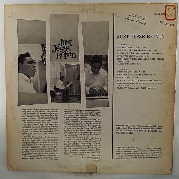 Belvin Jesse — Just Belvin Jesse