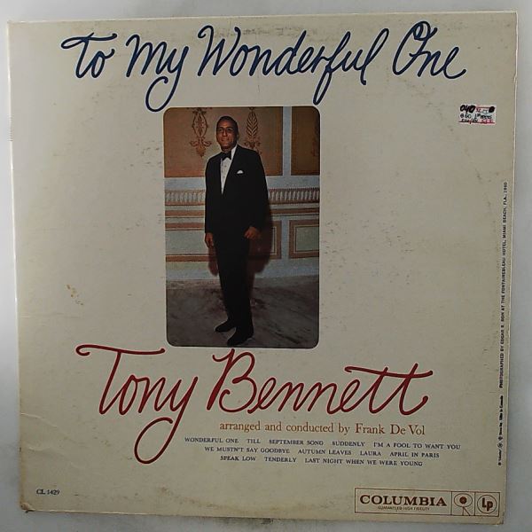 Bennett Tony — To My Wonderful One
