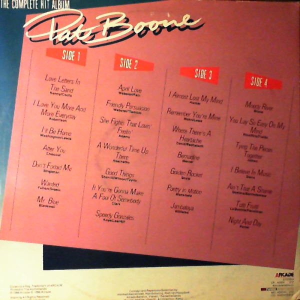 Boone Pat — Complete Hit Album