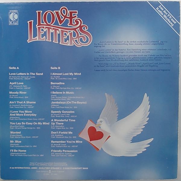 Boone Pat — Love Letters