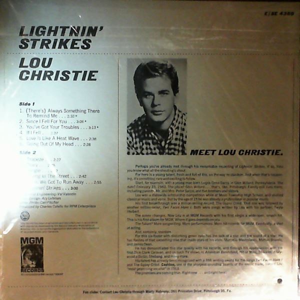 Christie Lou — Lightnin' Strikes