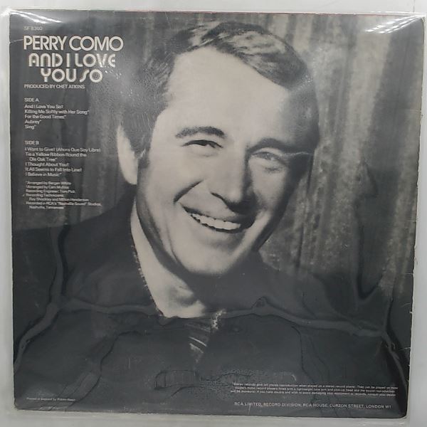 Como Perry — And I Love You So