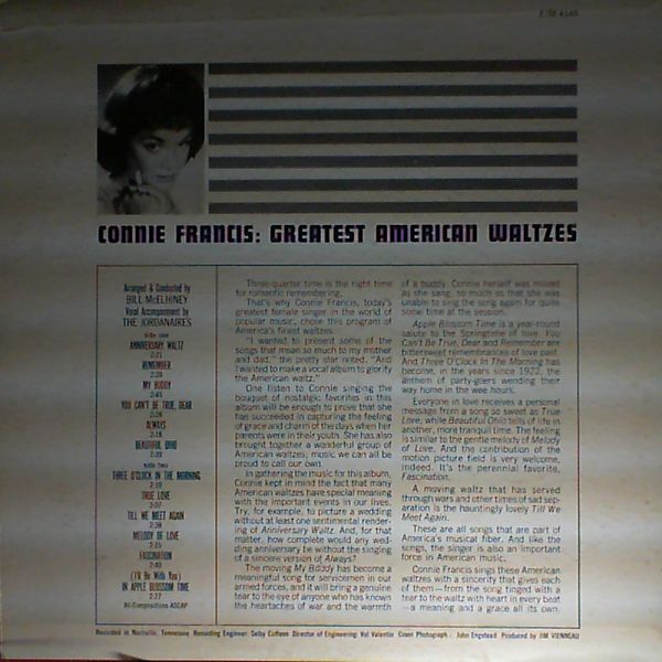 Francis Connie — Greatest American Waltzes