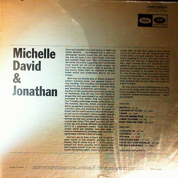 David & Jonathan (Cook Roger, Greenaway Roger) — Michelle