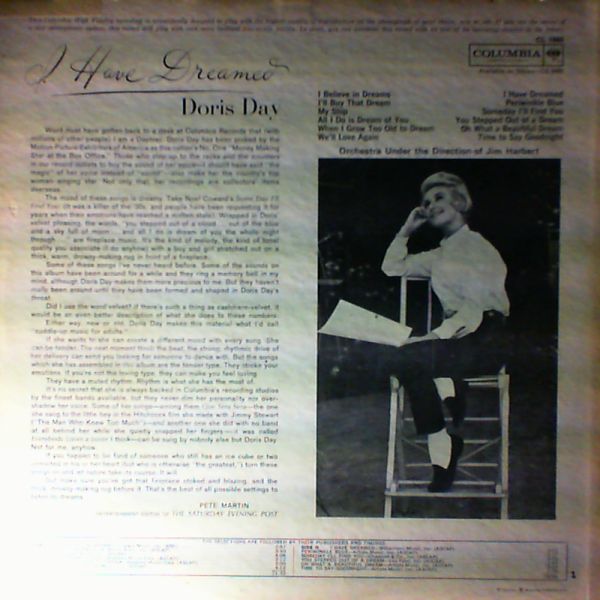 Day Doris — I Have Dreamed