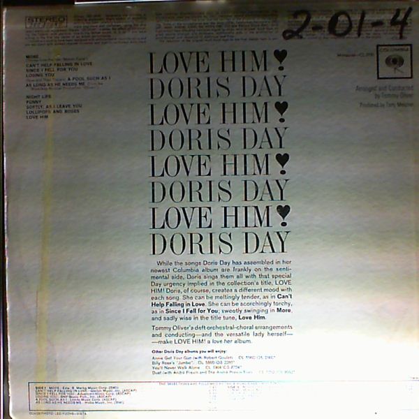 Day Doris — Love him