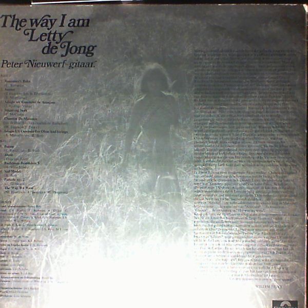 De Jong Letty — Way I Am